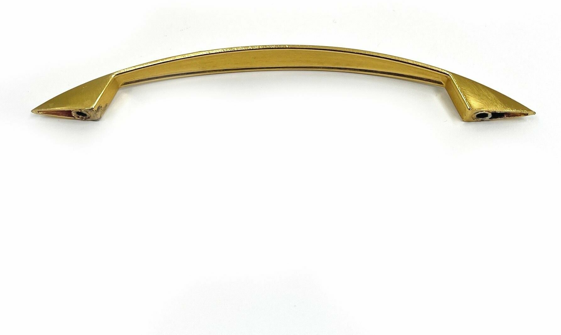 Мебельная ручка - скоба K6114, 128 мм, золото, 4 шт. - фотография № 5
