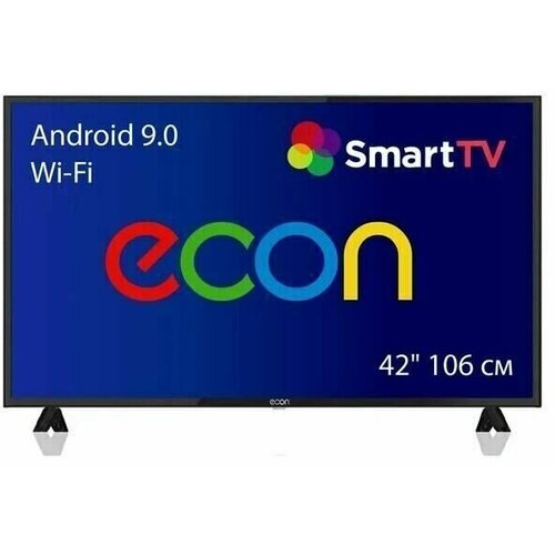 Телевизор ECON EX-43FS001W SMART TV 42 Full HD черный 1647400₽