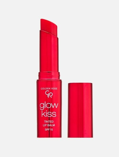 GOLDEN ROSE Тинт- бальзам для губ Glow Kiss Tinted Lip Balm, Strawberry, №02