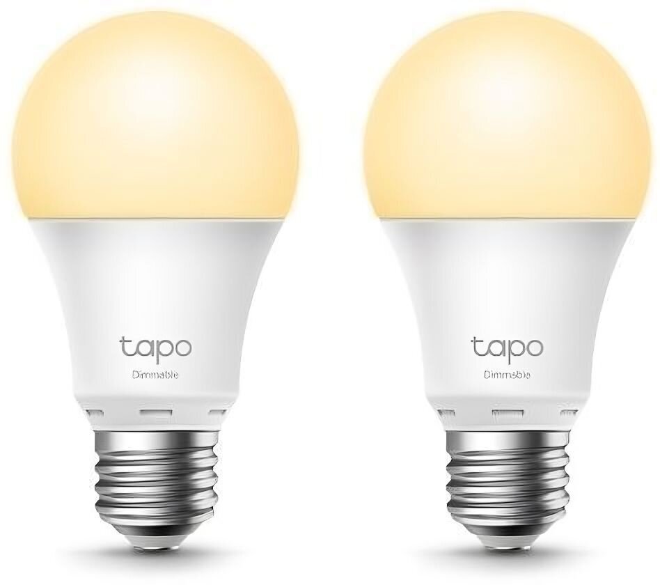 Умная лампа TP-Link Tapo L510E 2pack E27 8.7Вт 806lm Wi-Fi упак.2шт TAPO L510E2-PACK