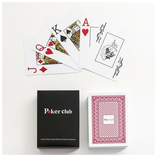 Карты игральные пластиковые 54 шт 9 х 6 см 627₽