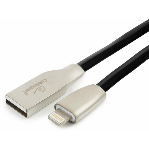 Gembird Cablexpert Кабель для Apple CC-G-APUSB01Bk-3M AM Lightning, серия Gold, длина 3м, черный, блистер