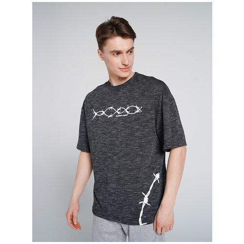 фото Футболка с кор.рукавом твое 79084 размер xxl, темно-серый меланж, men