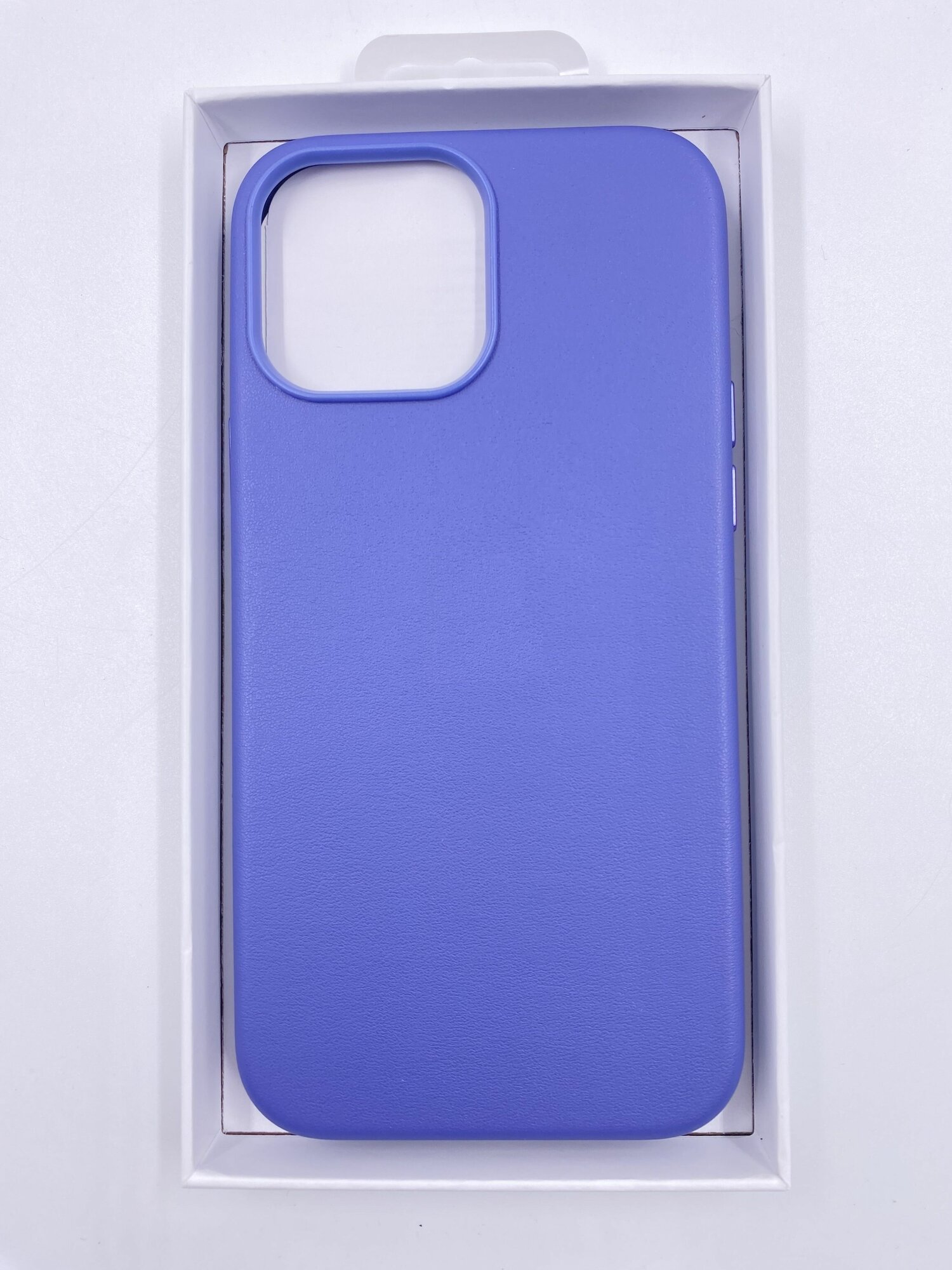 Чехол c MagSafe для iPhone 13 кожаный Глициния