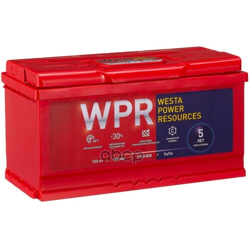 Аккумулятор Wpr Premium 100 А/Ч Обратная R+ 353X175x190 En910 А WPR battery арт. 600 120 310