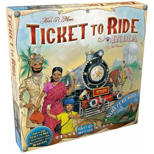 Дополнение (новые игровые поля) для настольной игры Days of Wonder Ticket to Ride - Map Collection 2: India - на английском языке ticket to ride азия дополнение