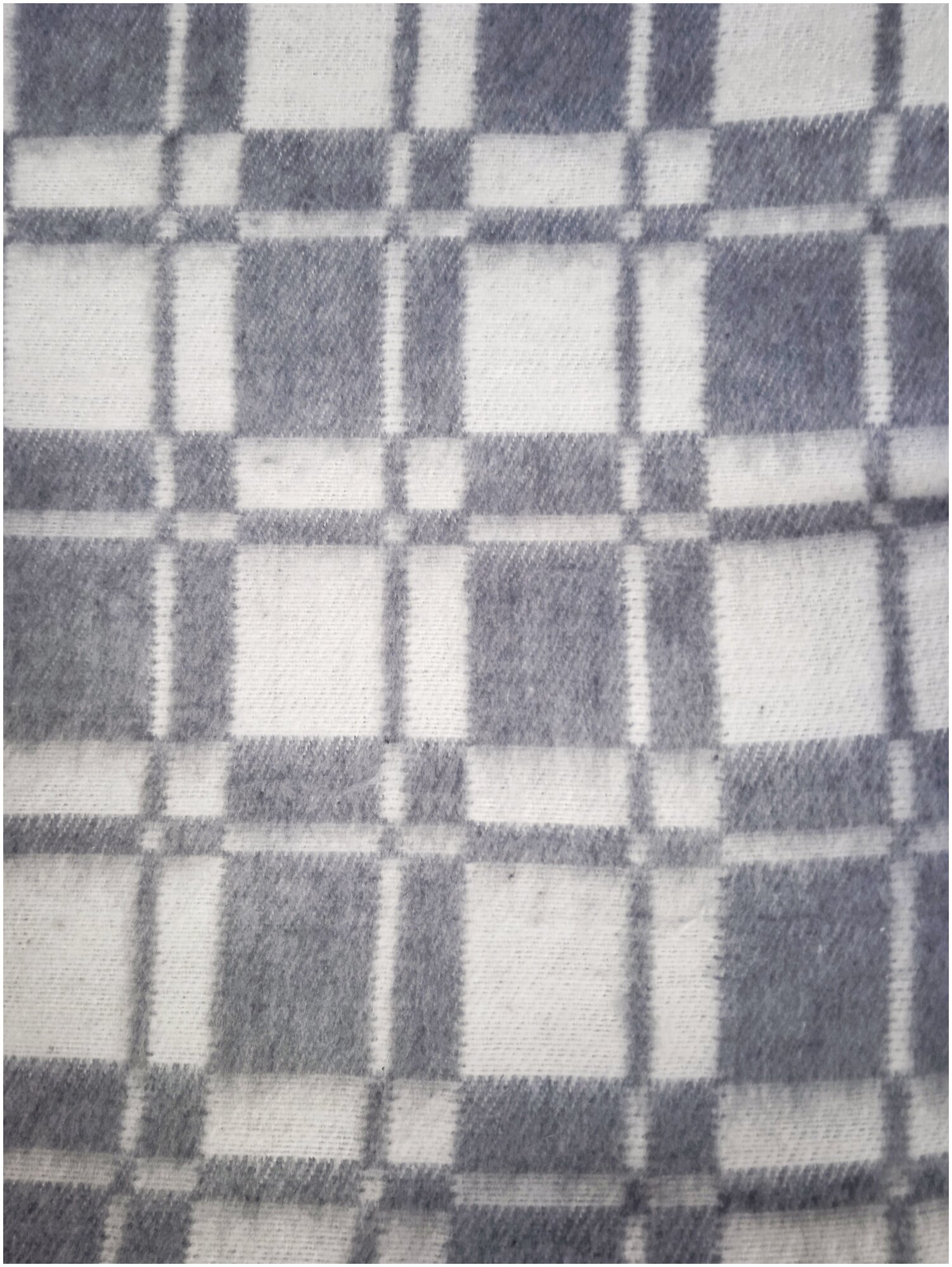 Одеяло байковое ОБ1-12/28, 420 гр/м2, 80% х/б, 140х205, серый - фотография № 8