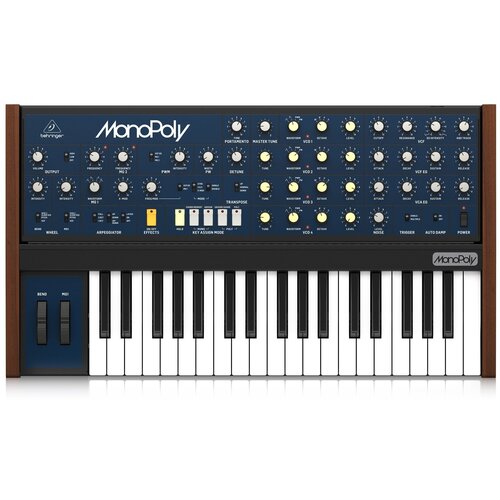 Синтезатор BEHRINGER MONOPOLY синтезатор behringer monopoly черный синий