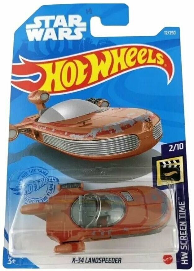 Машинка Hot Wheels коллекционная (оригинал) X-34 LANDSPEEDER оранжевый