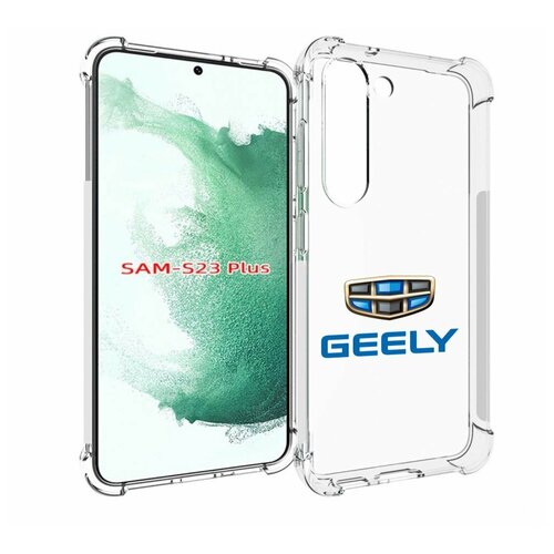 Чехол MyPads geele джили 3 для Samsung Galaxy S23 Plus + задняя-панель-накладка-бампер чехол mypads geele джили 3 для iphone 14 plus 6 7 задняя панель накладка бампер