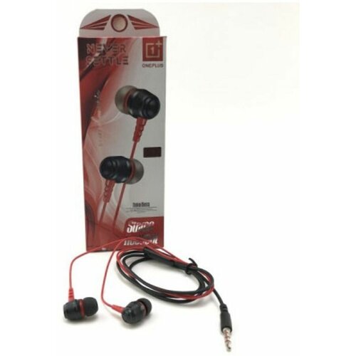 Гарнитура вакуумная ONEPLUS B12 Red-Black коробка 26300₽