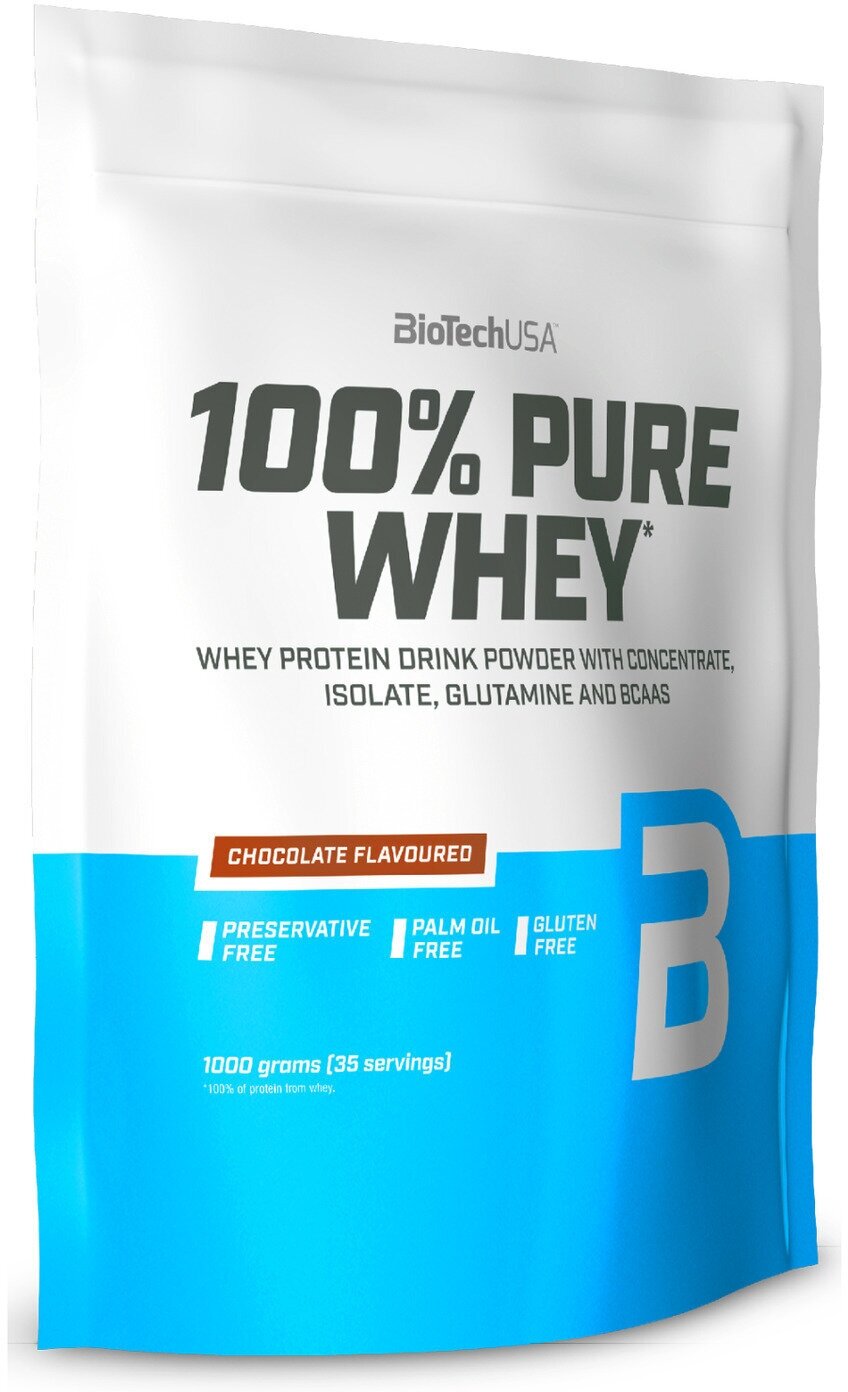 BioTechUSA 100% Pure Whey 1000 гр., шоколад
