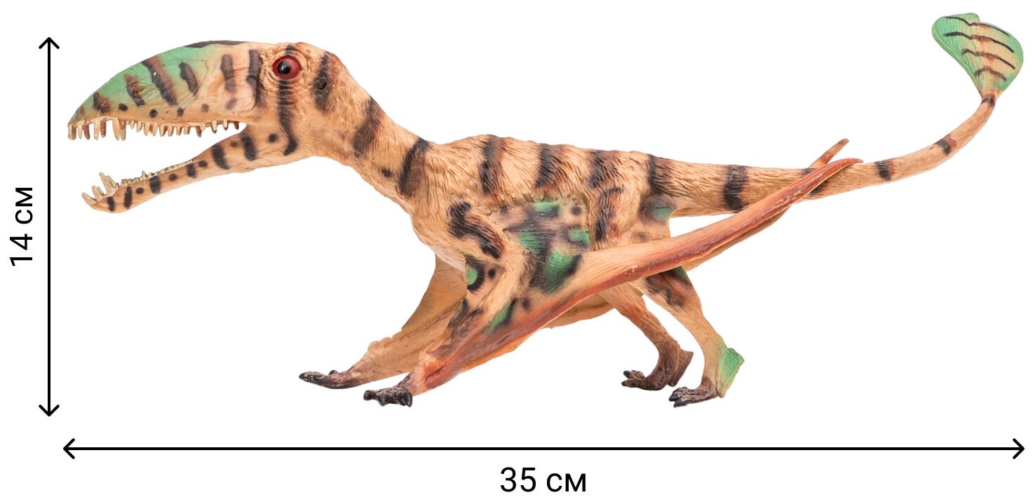 Игрушка динозавр серии "Мир динозавров" Птерозавр, фигурка длиной 35 см