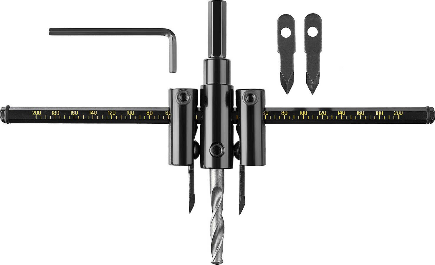 фото Сверло по дереву регулируемое "Балеринка" 40-200 мм SKOLE PROFI