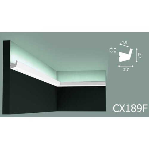 Карниз потолочный гибкий Orac Decor CX189F, 1шт (длина 2м)