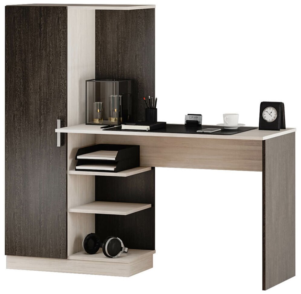 Стол компьютерный "Бейсик" венге — фото 1