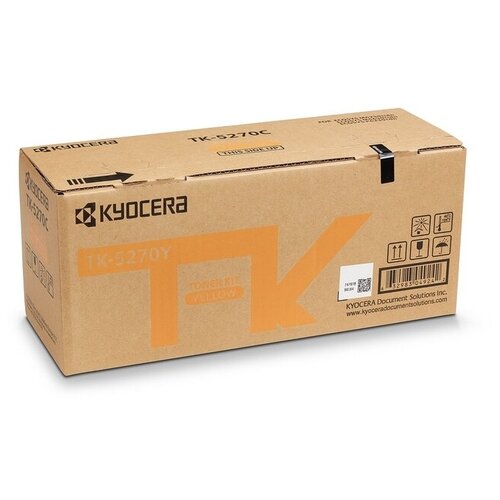 Тонер-картридж Kyocera TK-5270Y жел. для P6230/6630 тонер картридж profiline tk 5270y жел для kyocera p6230 6630