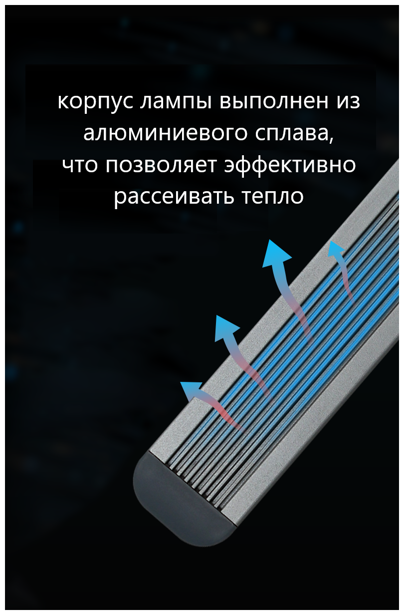 Программируемый светильник для аквариума 68см, RGBW, 18W(с возможностью управления "рассвет-закат") - фотография № 5