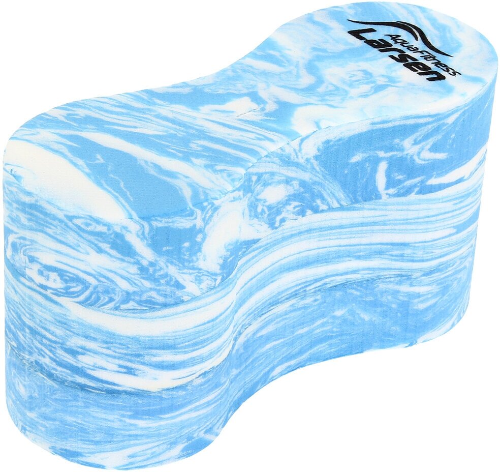 Колобашка (поплавок) для плавания Larsen AquaFitness YP-26B, голубой/белый