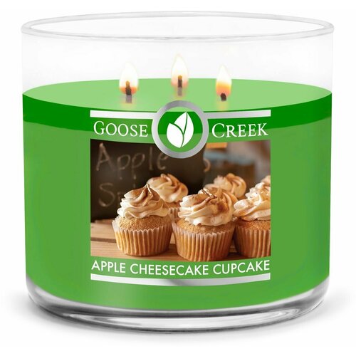 Ароматическая свеча GOOSE CREEK APPLE CHEESECAKE CUPCAKE/ яблочный чизкейк