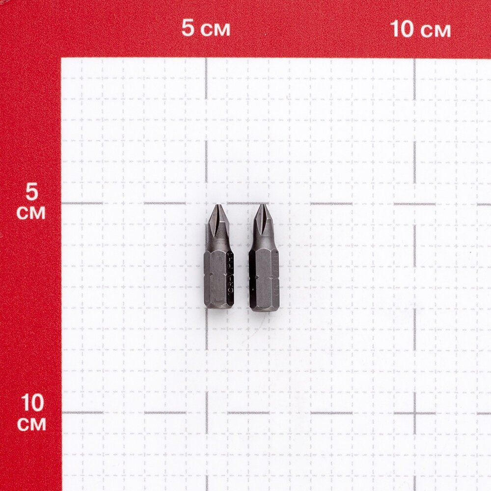 Биты магнитные Vira PH1, 25 мм, 2 шт. - фото №9