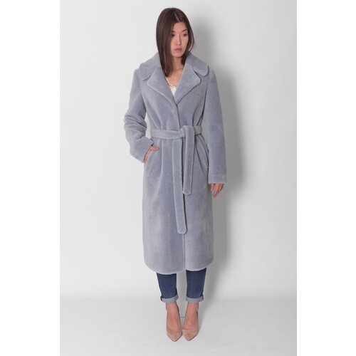 Пальто  Vira Plotnikova зимнее, размер L, голубой