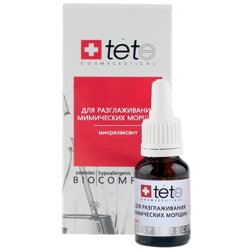 TETe Cosmeceutical Biocomplex Anti-Mimic Stop Биокомплекс-миорелаксант для лица, для разглаживания мимических морщин, 15 мл
