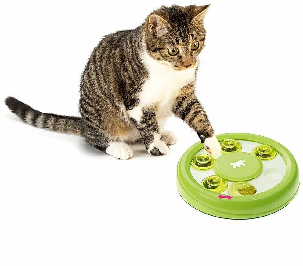 Интерактивная игрушка кормушка для медленного поедания корма для собак и кошек Ferplast Discover (1 шт) - фотография № 6