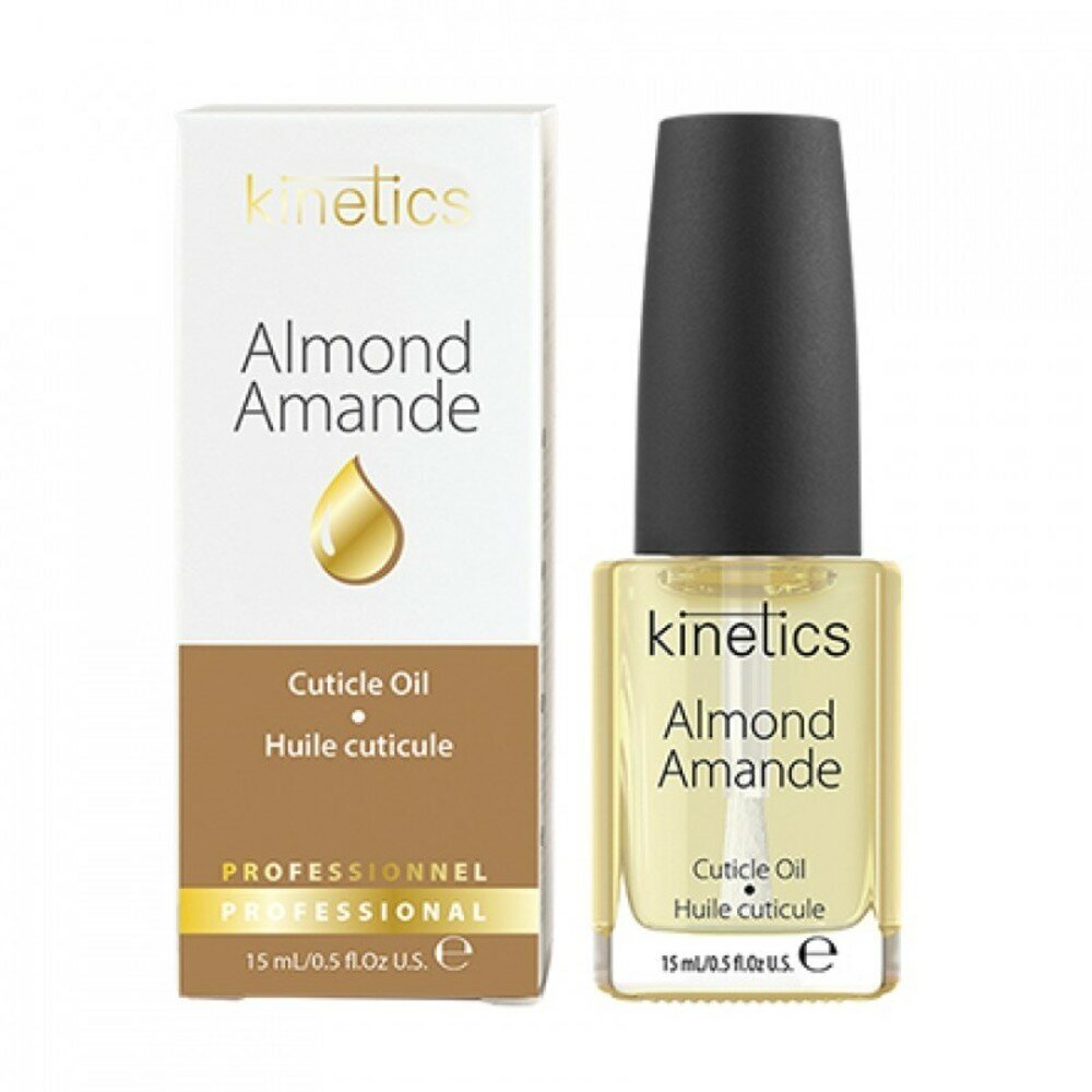 Kinetics Nail Care Almond- Кинетикс Нейл Кэйр Масло увлажняющее кутикулу и ногтевую пластину "Миндаль", 15 мл -