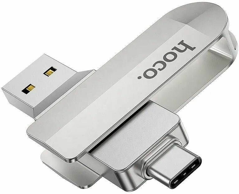 USB-флешка Hoco UD10 Wise, Type-C, 16GB, цвет серебристый, 1 шт - фотография № 9
