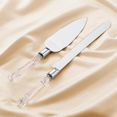 Набор свадебный для торта: нож и лопатка 2452162