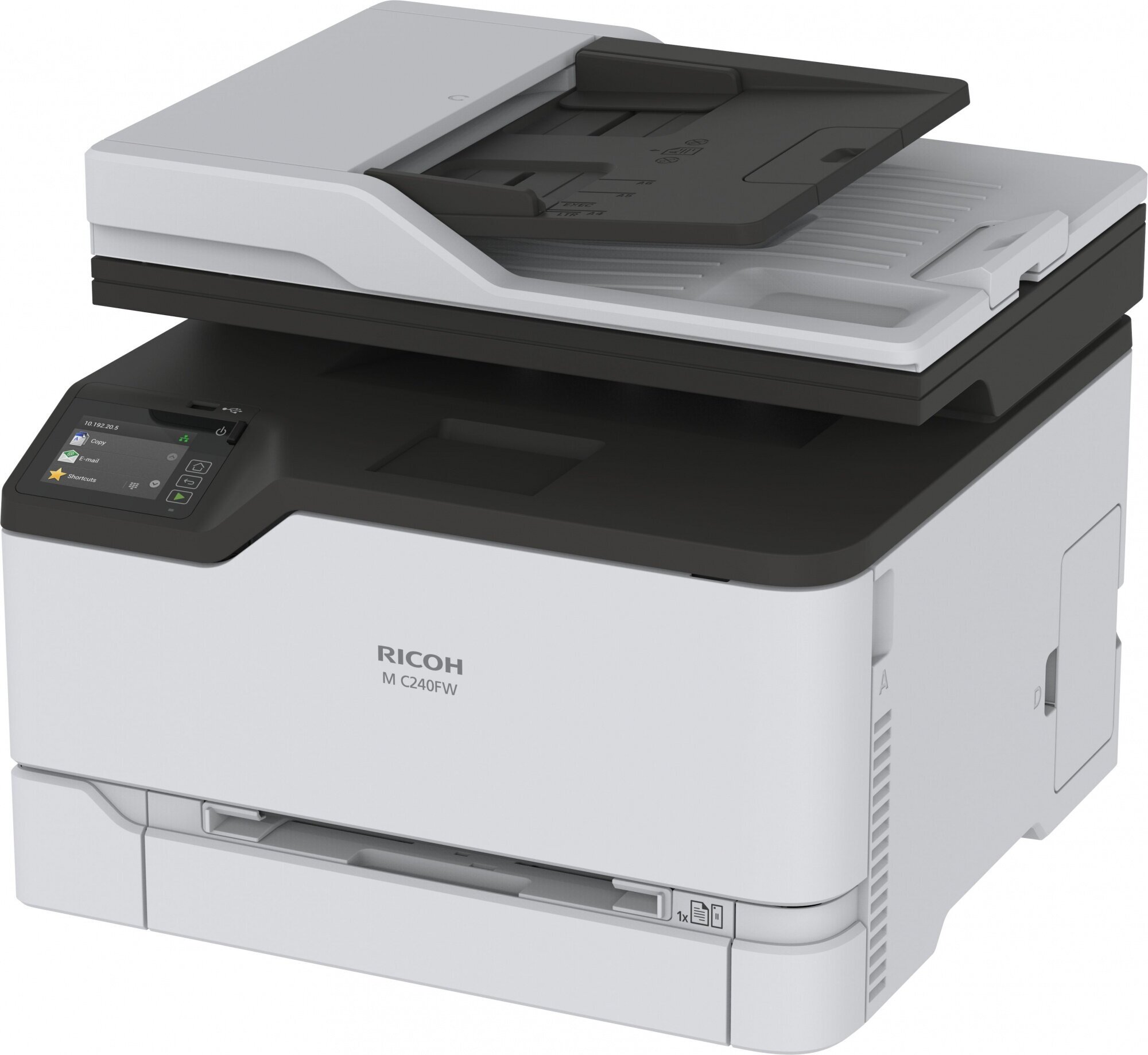 МФУ Ricoh M C240FW А4, 24 стр/мин, факс, принтер, сканер, копир, Wi-Fi, дуплекс, сеть, картридж