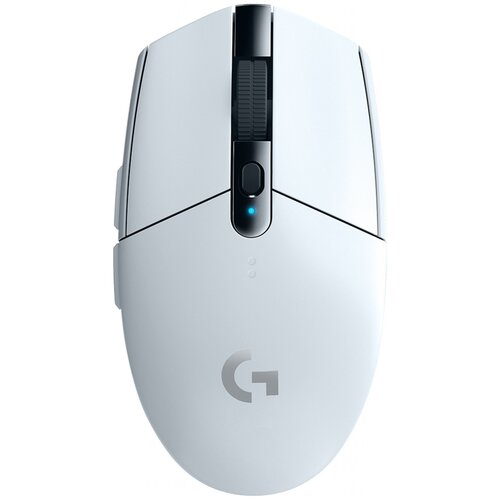 Беспроводная игровая мышь Logitech G G304 Lightspeed, белый беспроводная игровая мышь logitech g g304 lightspeed синий