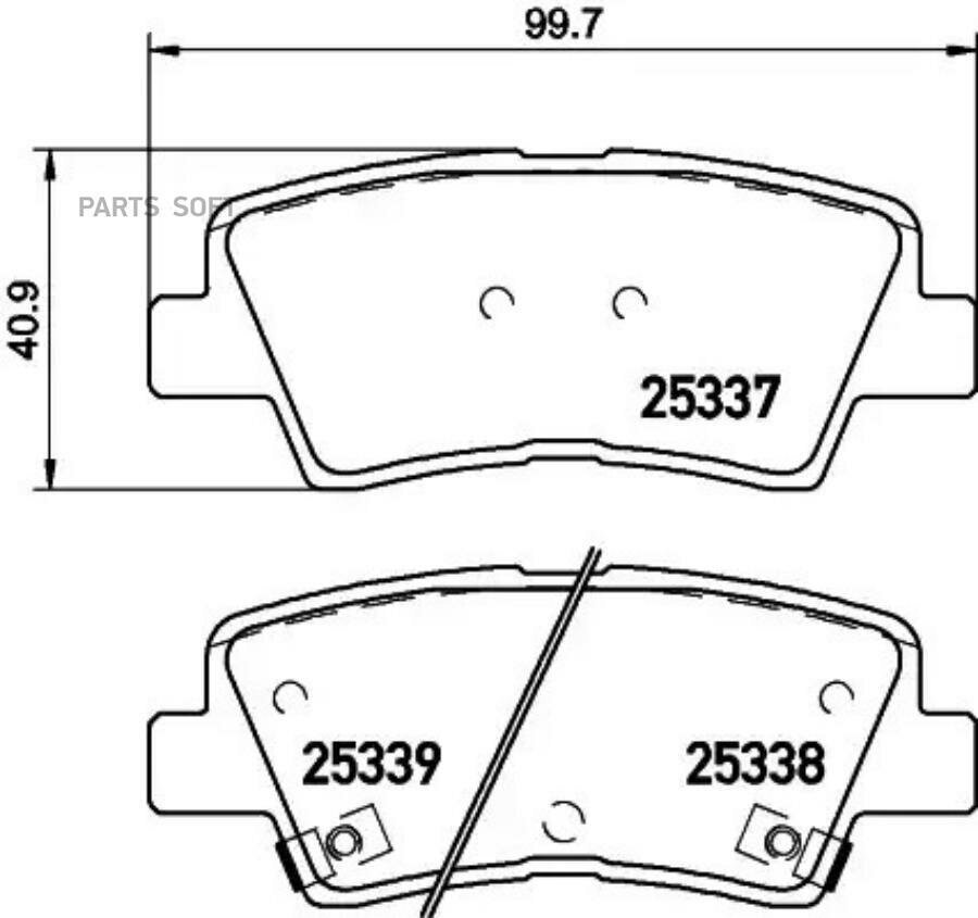 NISSHINBO Колодки тормозные HYUNDAI SOLARIS 10-/SONATA V (NF) 05-/KIA SOUL 09- задние