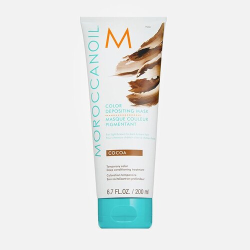 Color Depositing Mask COCOA тонирующая маска для волос Moroccanoil 200 мл тонирующая маска moroccanoil color depositing mask cocoa 30 мл