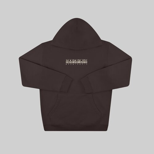 Толстовка мужская Napapijri B-Box Hoodie (XL / 52 RU / коричневый)