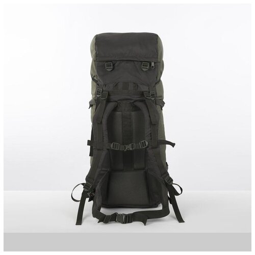 Рюкзак туристический Taif 80 л, отдел на шнурке, наружный карман, 2 боковые сетки, олива