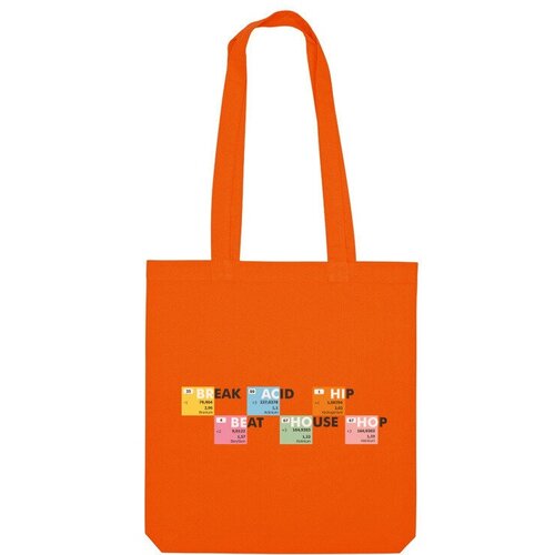 фото Сумка шоппер us basic, оранжевый