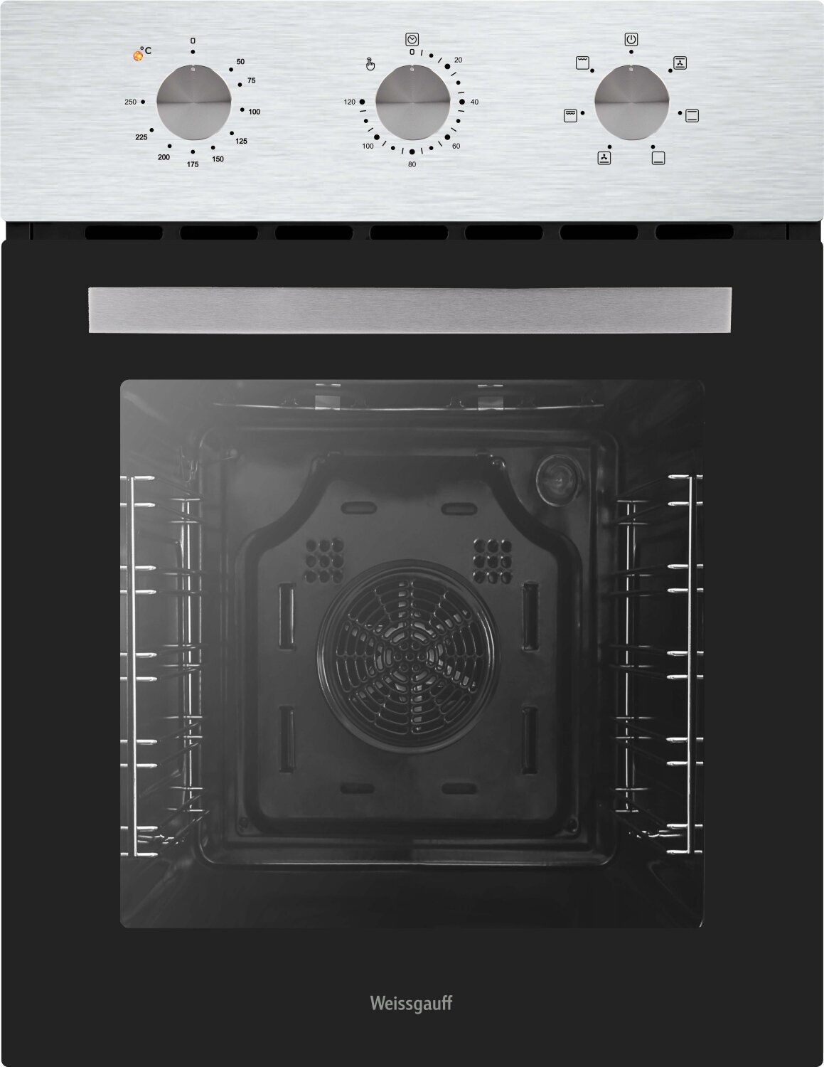 Электрический духовой шкаф Weissgauff EOY 456 XM, 45 см, 3 года гарантии, Эмаль SMART CLEAN, Технологичные переключатели Soft Switch