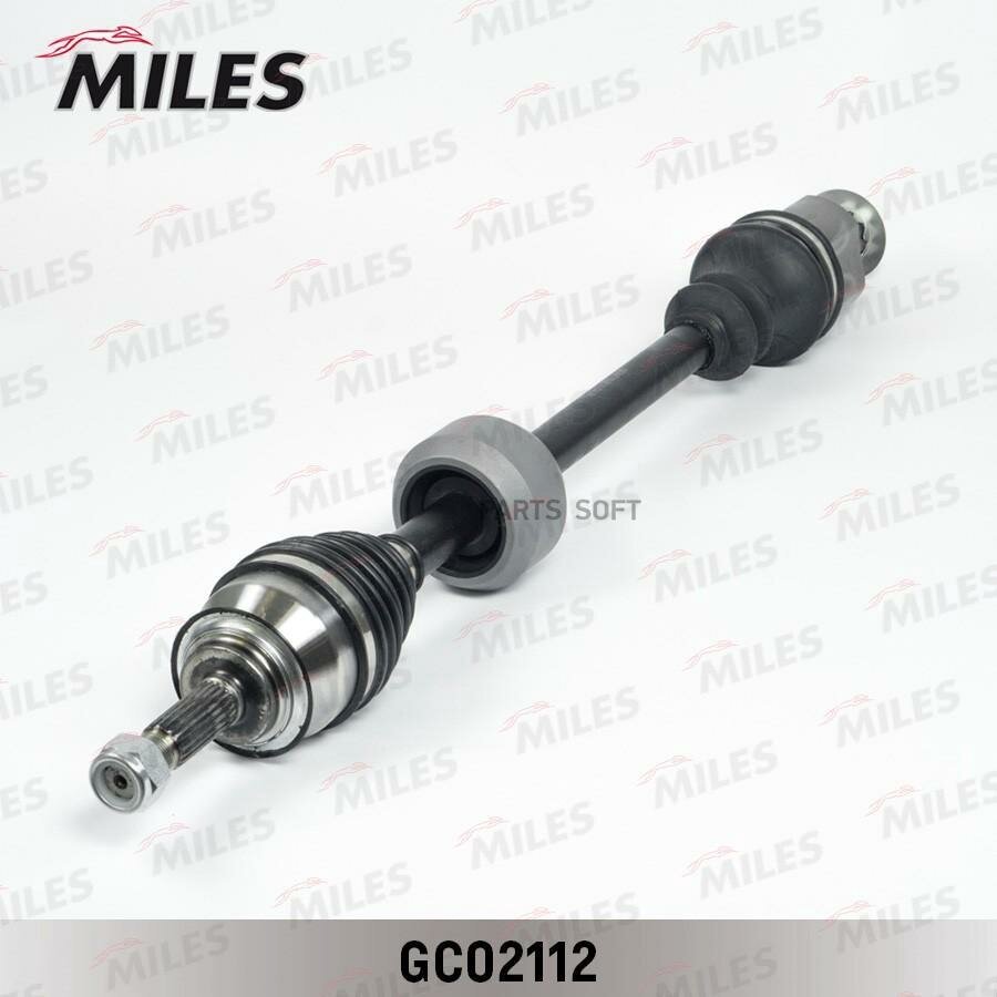 MILES GC02112 Привод в сборе RENAULT LOGAN I/SANDERO 1.2-1.6 04- прав. без ABS