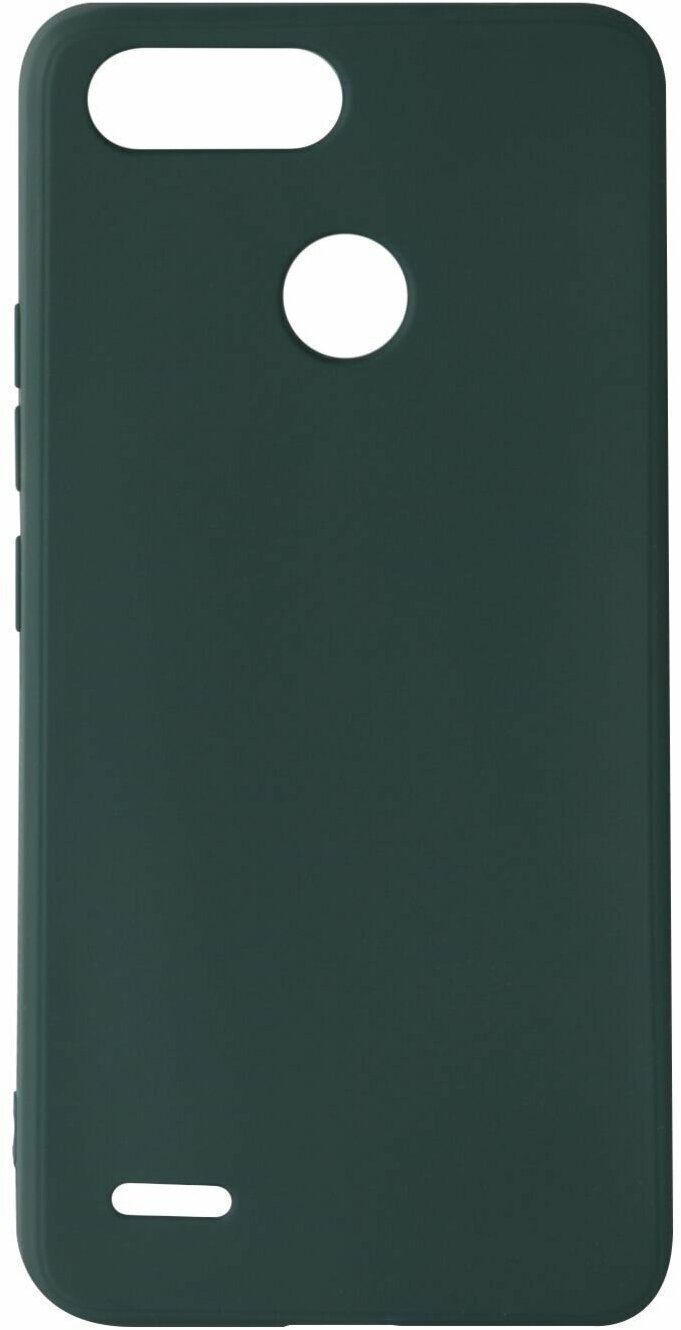 Защитный чехол для смартфона Itel A46/Защита от царапин для телефона Ител А46/Накладка на Itel/Бампер на смартфон/Чехол зеленый