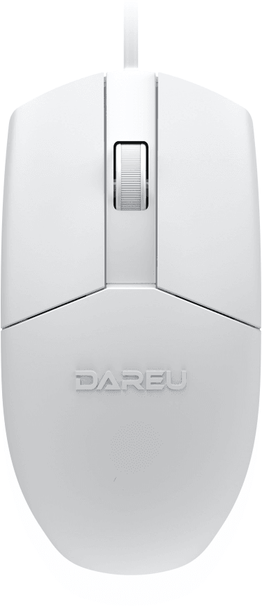 Мышь проводная Dareu LM103 White (белый)