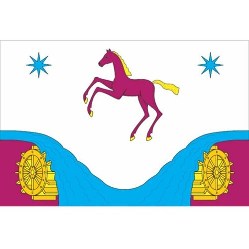 Флаг Кулунского сельсовета. Размер 135x90 см.