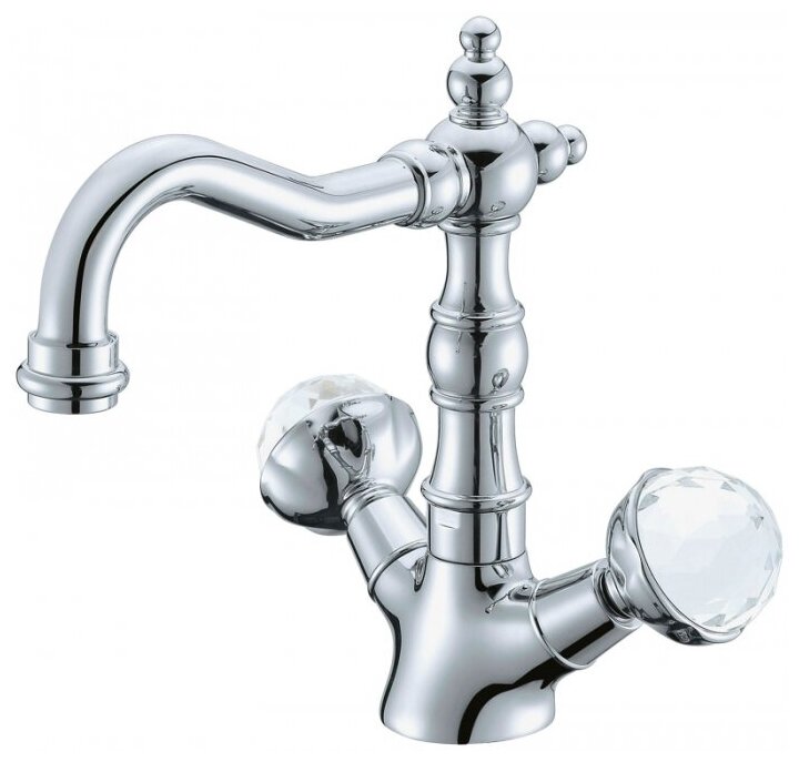 Смеситель для раковины Boheme Brilante Presente Хром 352.-