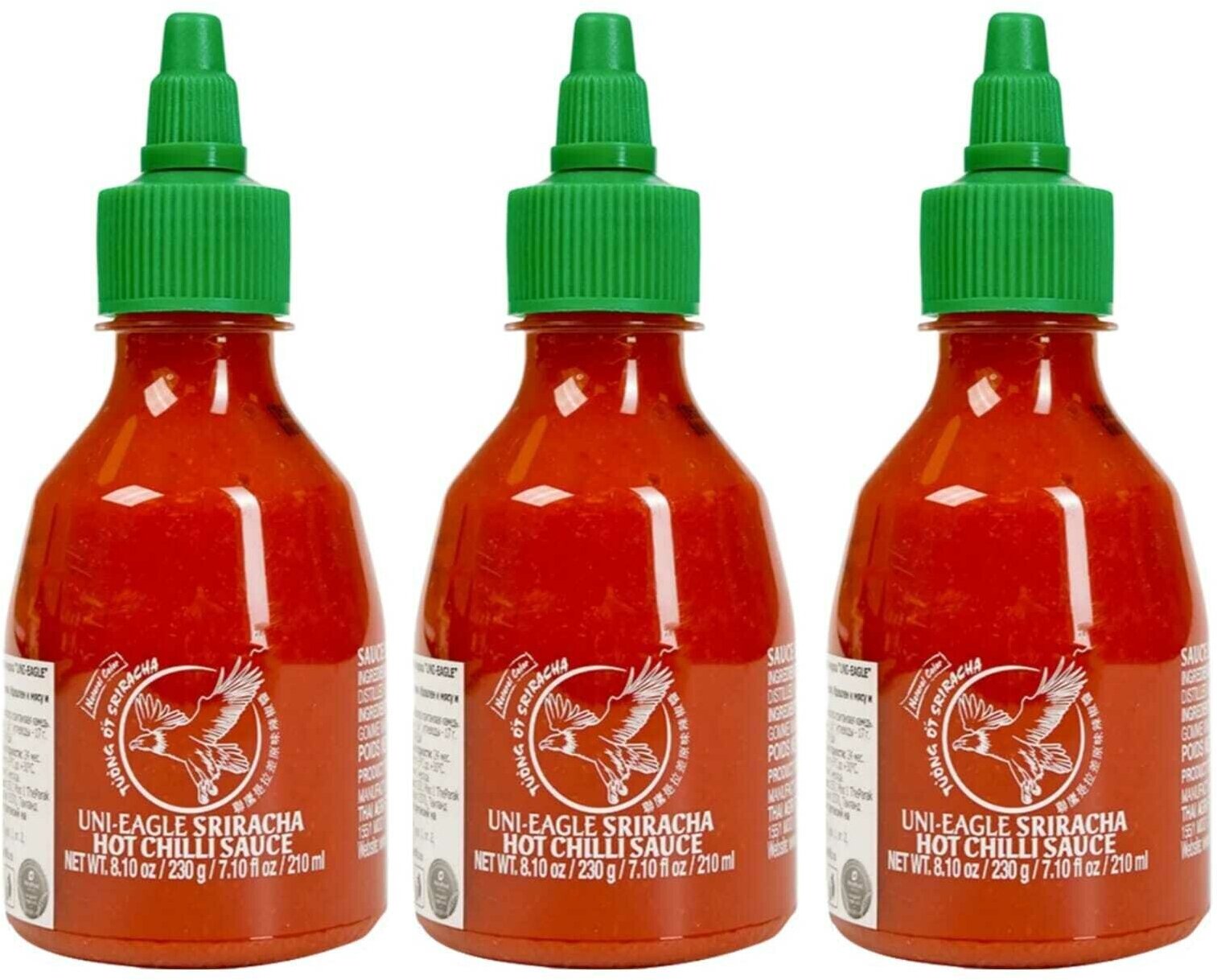 Соус Uni-Eagle Острый чили Sriracha, 230 г, 3 шт