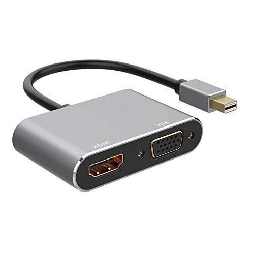 Адаптер / хаб / переходник, Mini Displayport Thunderbolt, VGA, HDMI 4K для подключения к компьютеру, ноутбуку, MacBook