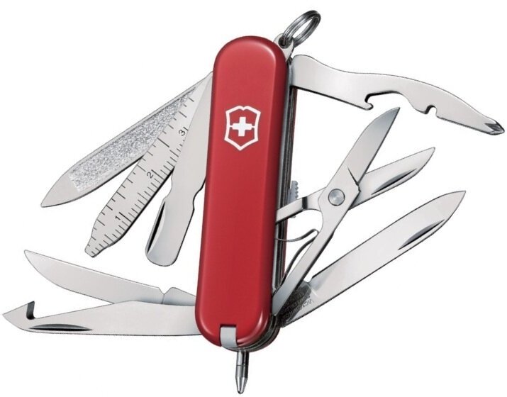 Нож перочинный Victorinox MiniChamp (0.6385) 58мм 17функций красный - фото №18