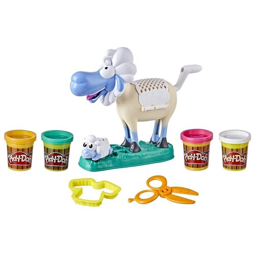 фигурка овечка и ягненок Игрушка Hasbro Play-Doh Animals Овечка E77735L0