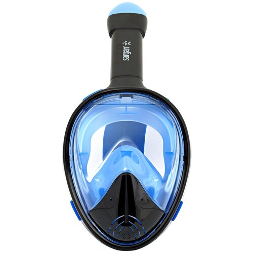 фото Полнолицевая маска для плавания/снорклинга sargan планета синий/черный (l/xl)