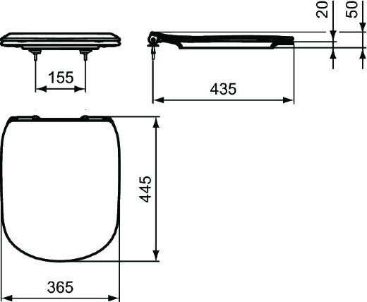 Сиденье для унитаза Ideal Standard - фото №4